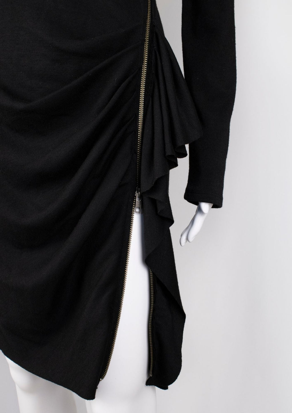 Joseph Black Draped Zip Dress - Reloved - Timeless Styles