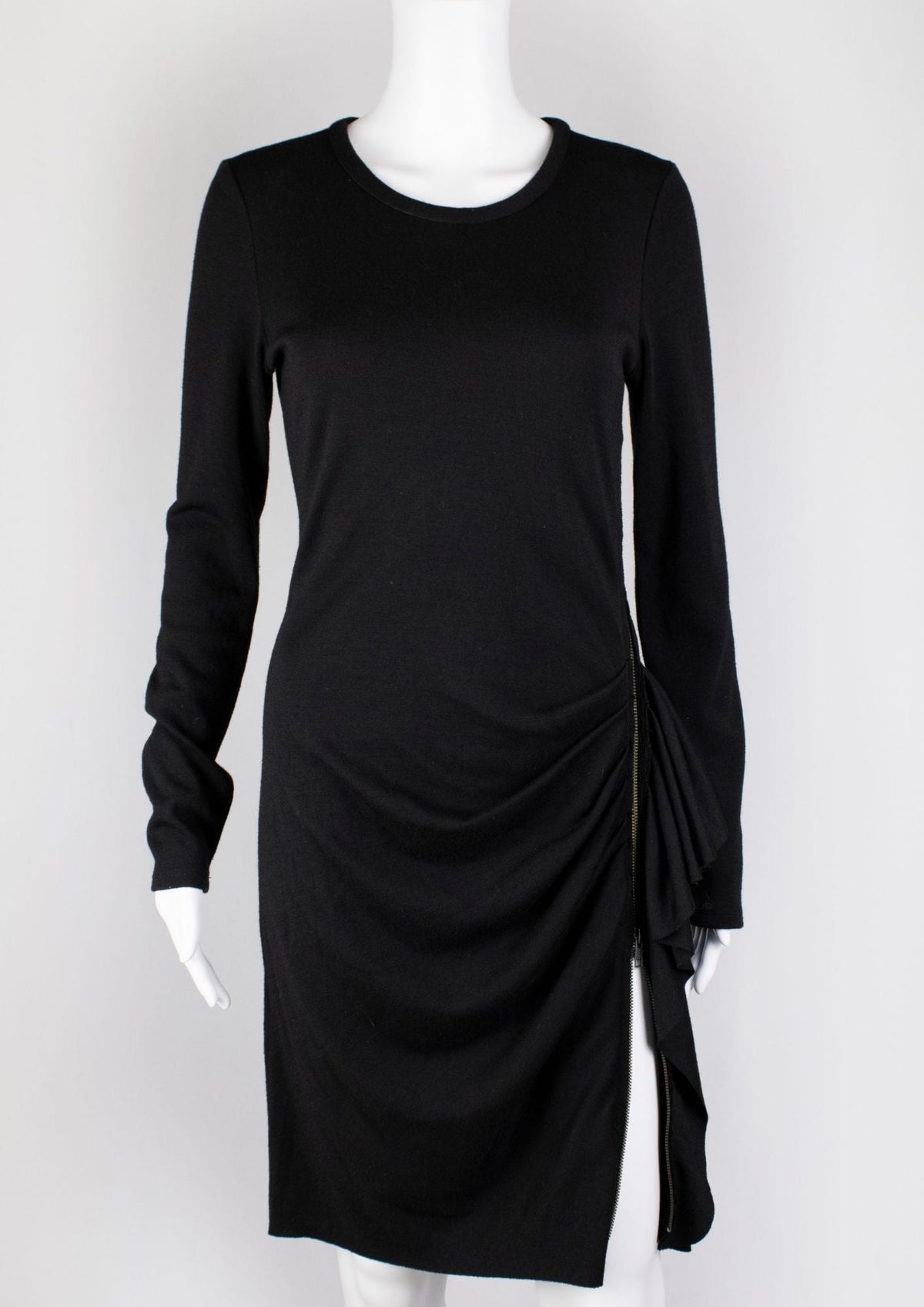 Joseph Black Draped Zip Dress - Reloved - Timeless Styles