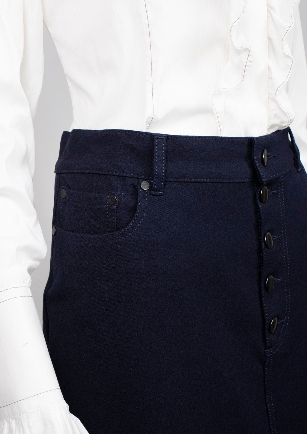 Joseph Classic Denim Skirt - Reloved - Timeless Styles
