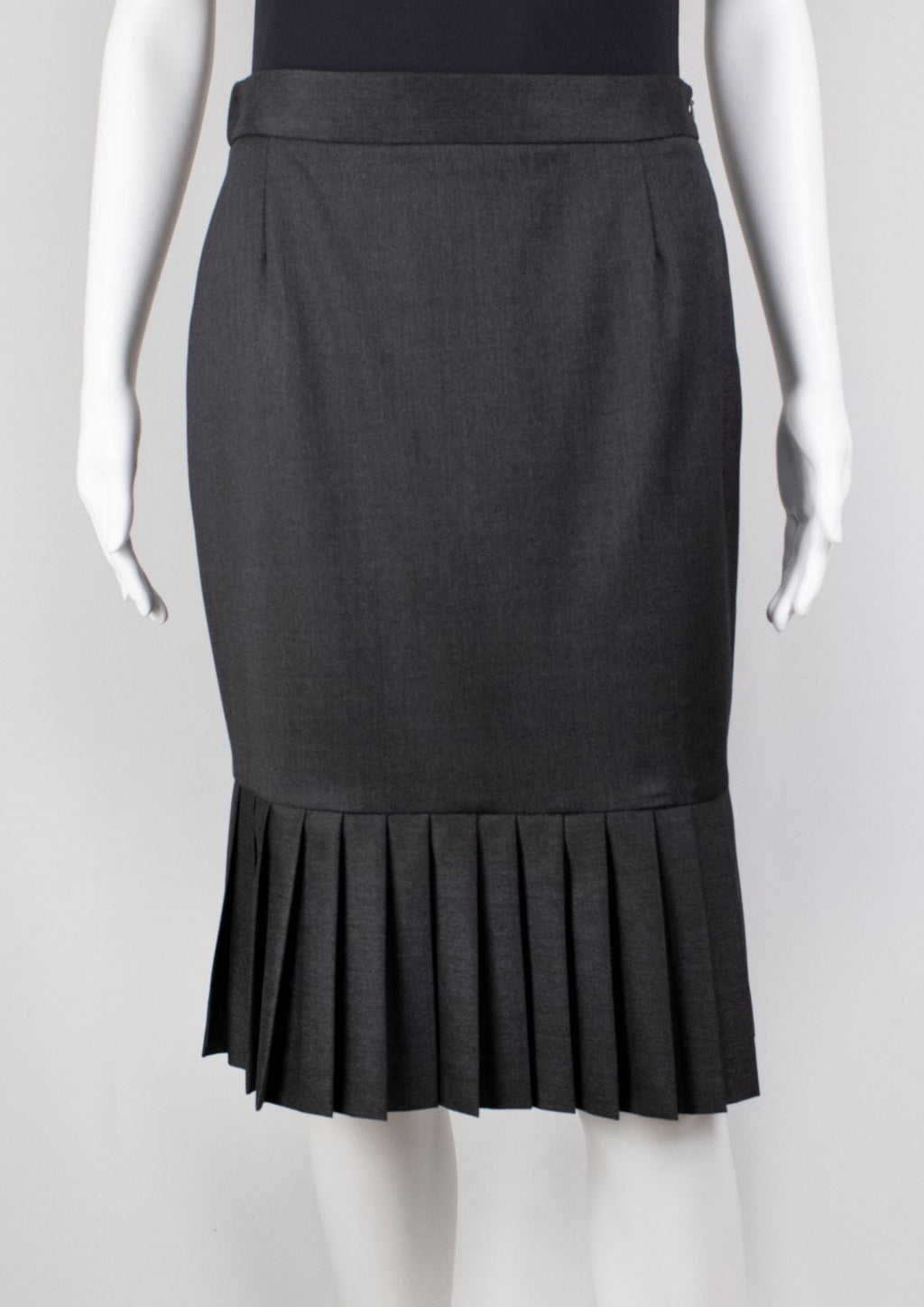 Joseph Grey Pleated Skirt - Reloved - Timeless Styles