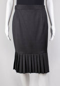 Joseph Grey Pleated Skirt - Reloved - Timeless Styles