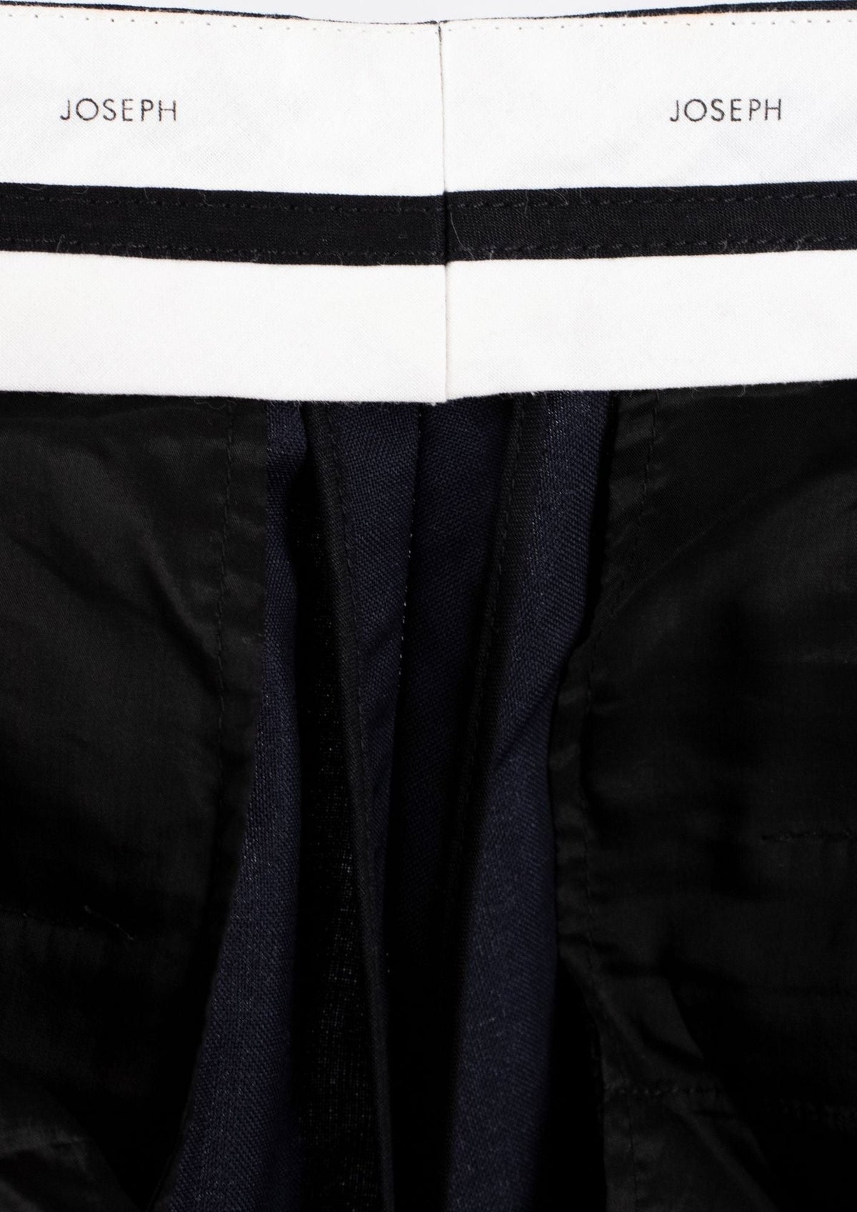 Joseph Navy Wide - Leg Trousers - Reloved - Timeless Styles