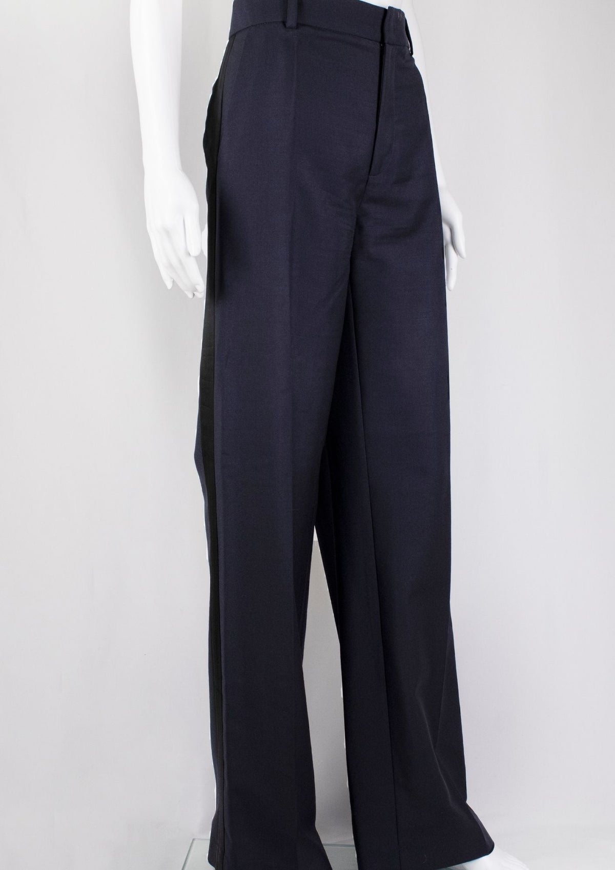 Joseph Navy Wide - Leg Trousers - Reloved - Timeless Styles