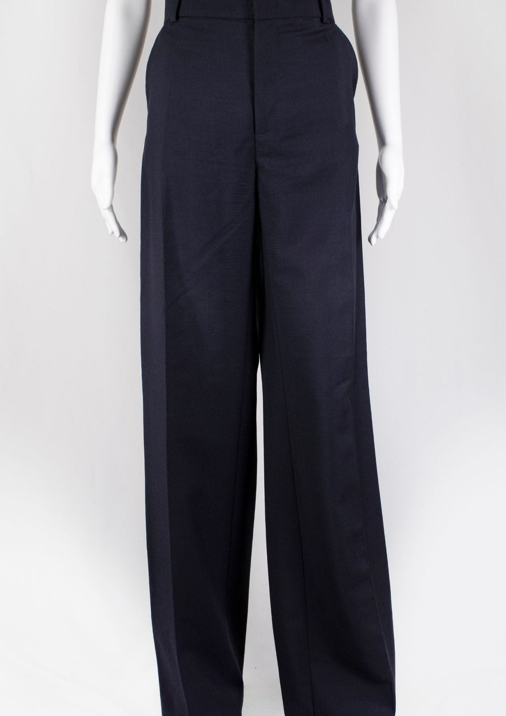 Joseph Navy Wide - Leg Trousers - Reloved - Timeless Styles
