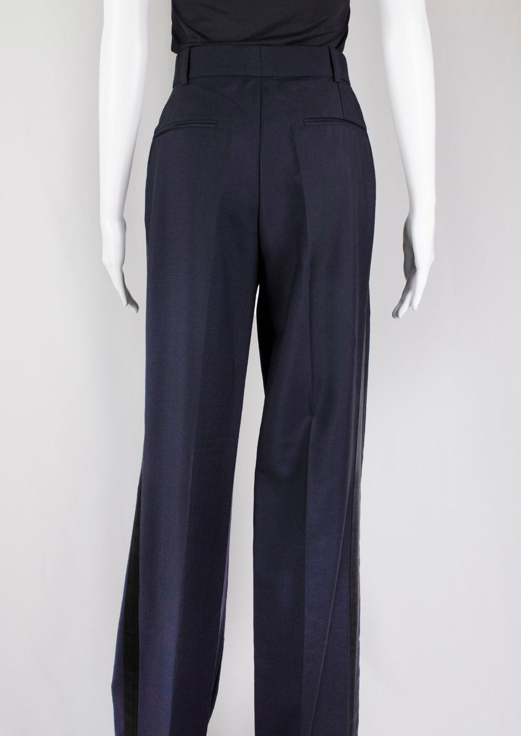 Joseph Navy Wide - Leg Trousers - Reloved - Timeless Styles