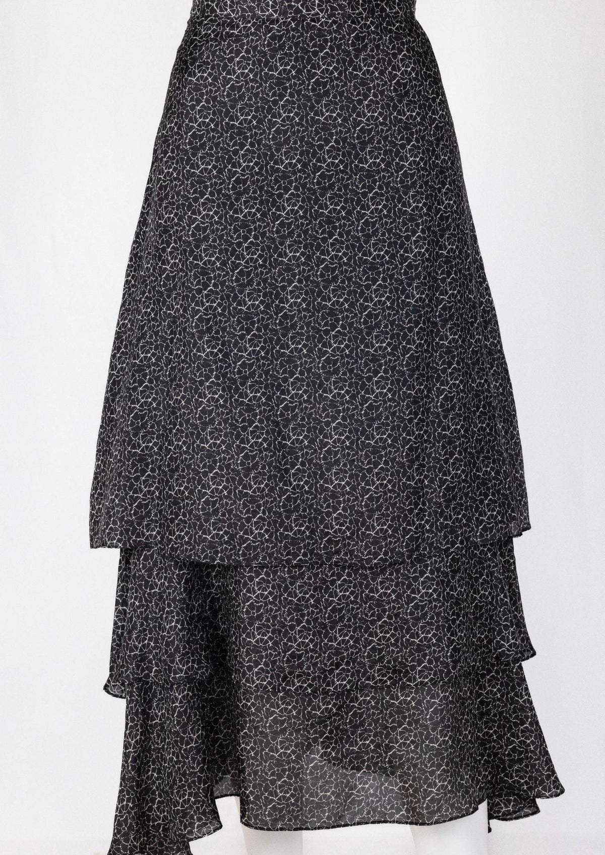 Joseph Printed Frilled Skirt - Reloved - Timeless Styles