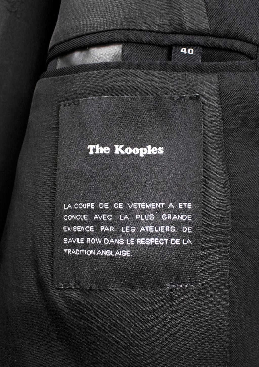 Kooples Black Blazer with Lace Trim - Reloved - Timeless Styles