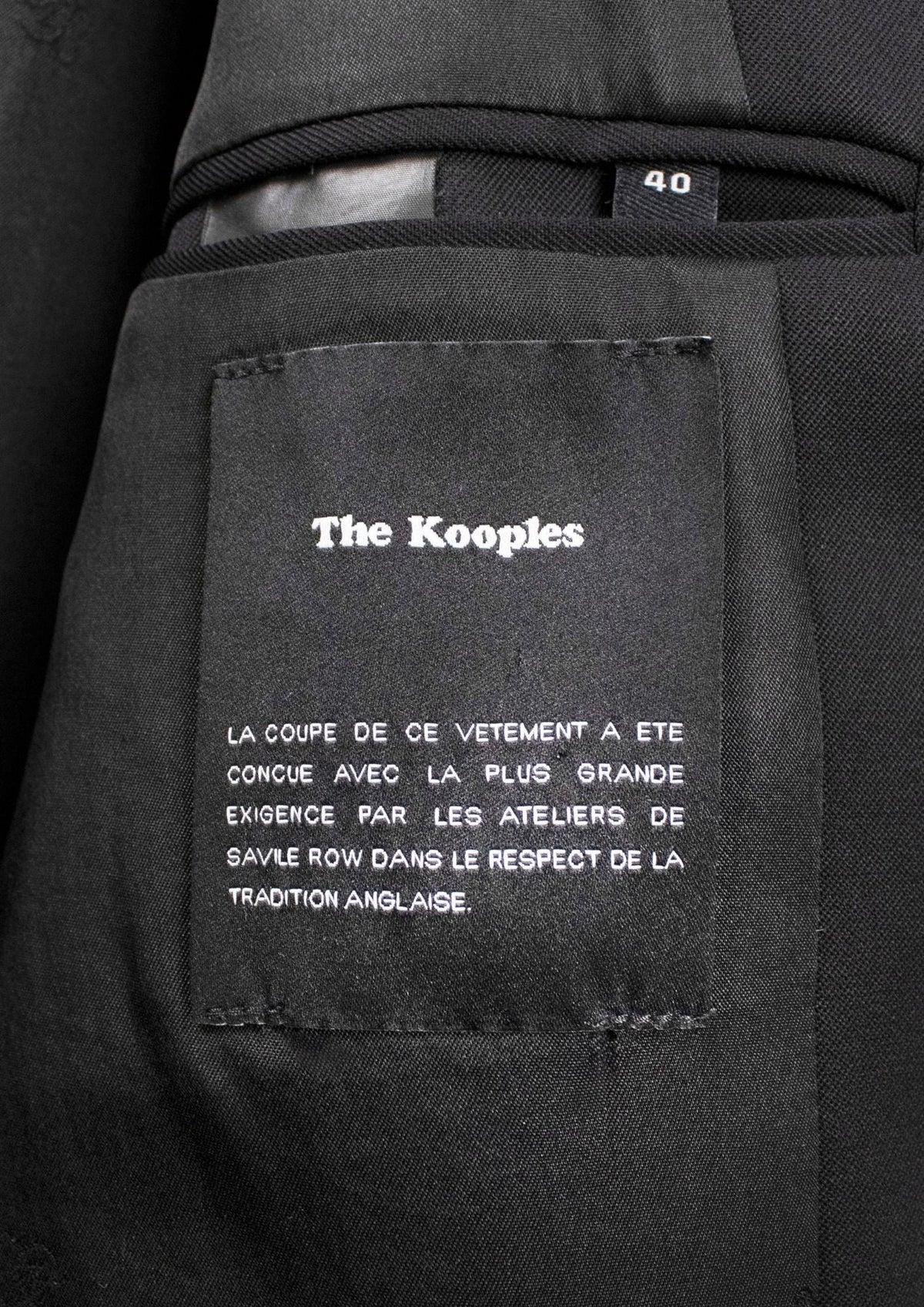 Kooples Black Blazer with Lace Trim - Reloved - Timeless Styles