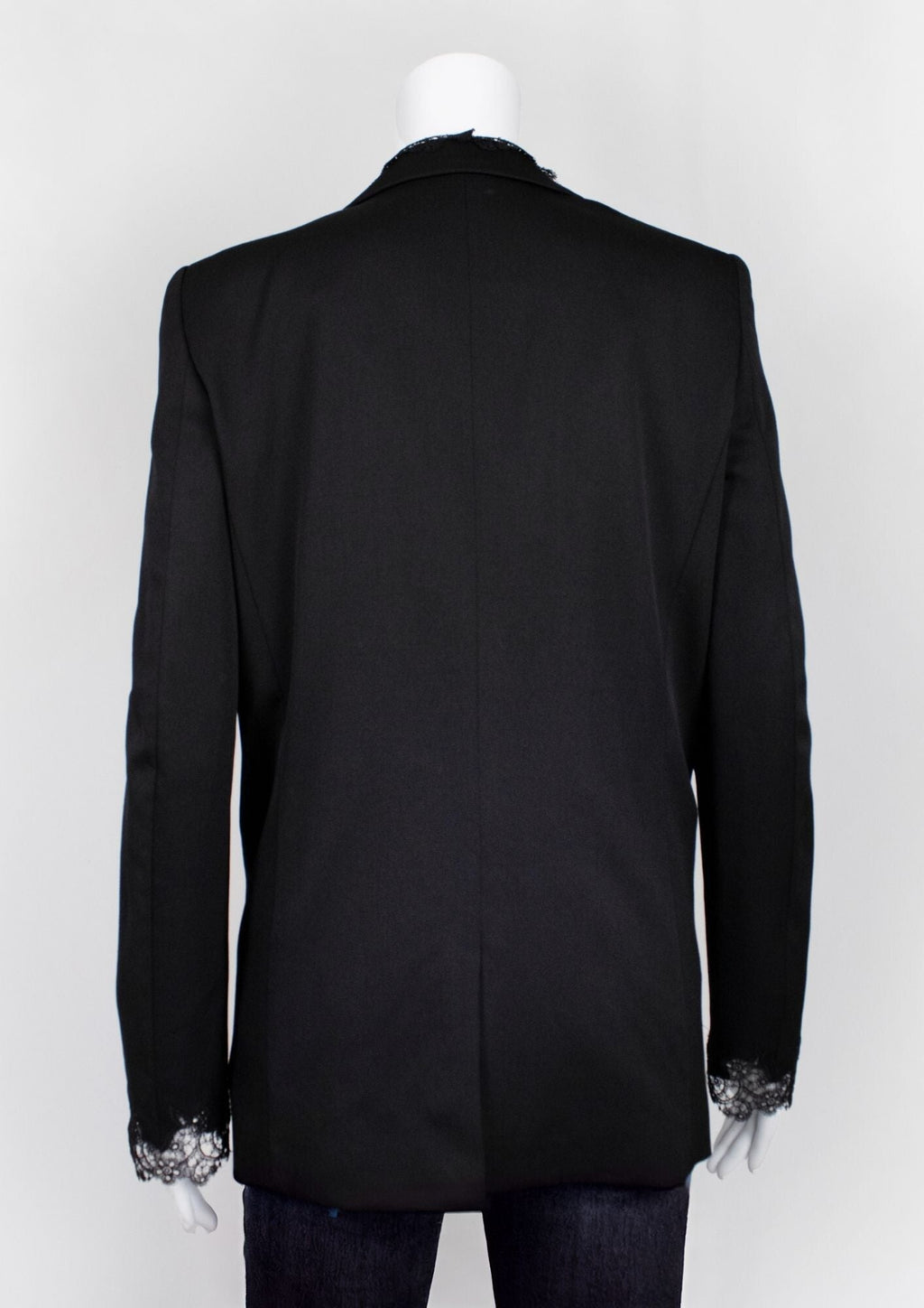 Kooples Black Blazer with Lace Trim - Reloved - Timeless Styles