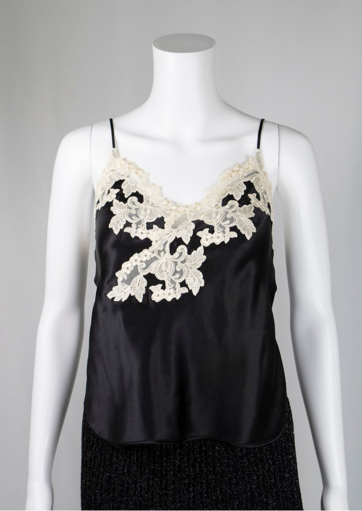 La Perla Black Slip Top - Reloved - Timeless Styles