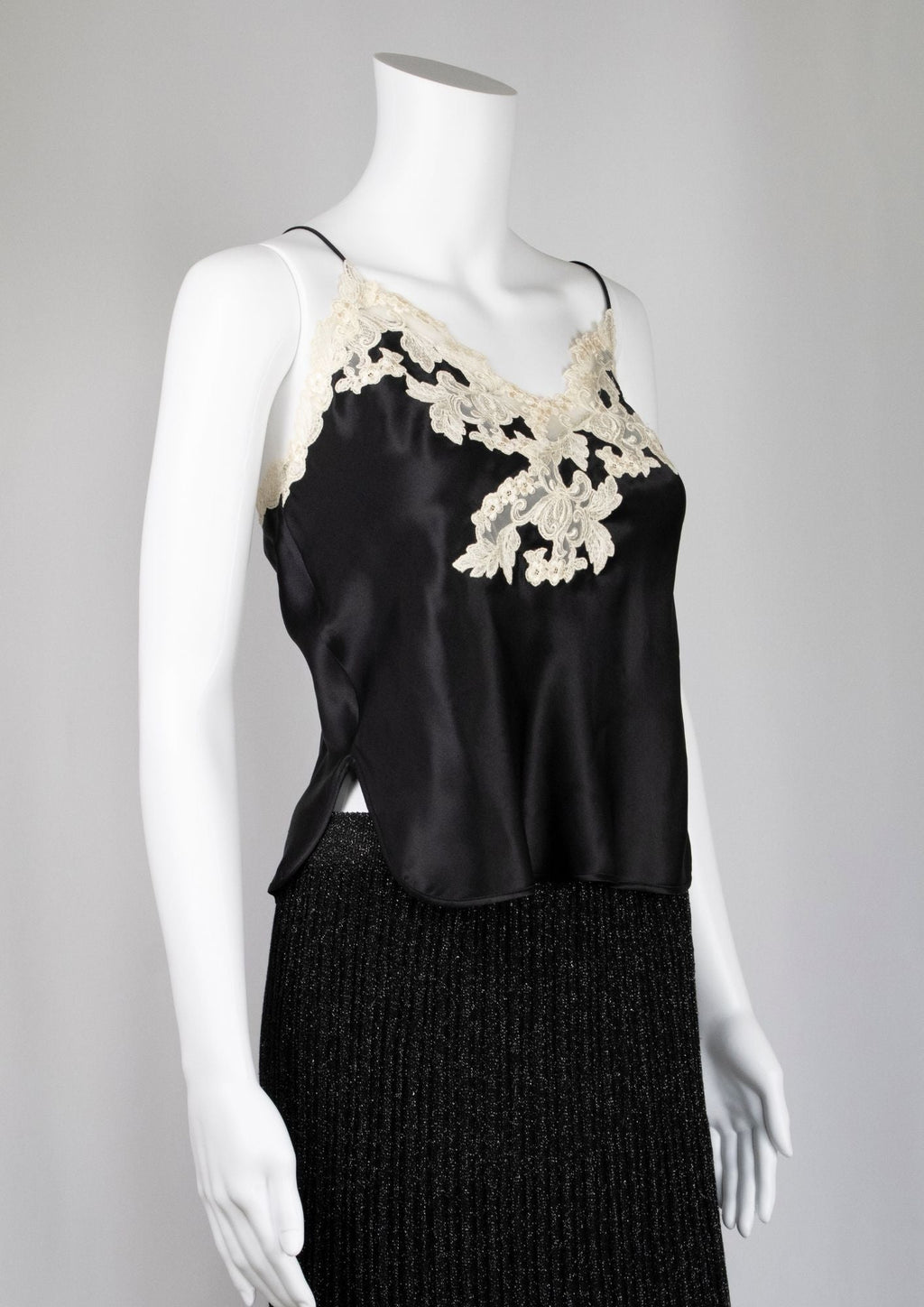 La Perla Black Slip Top - Reloved - Timeless Styles