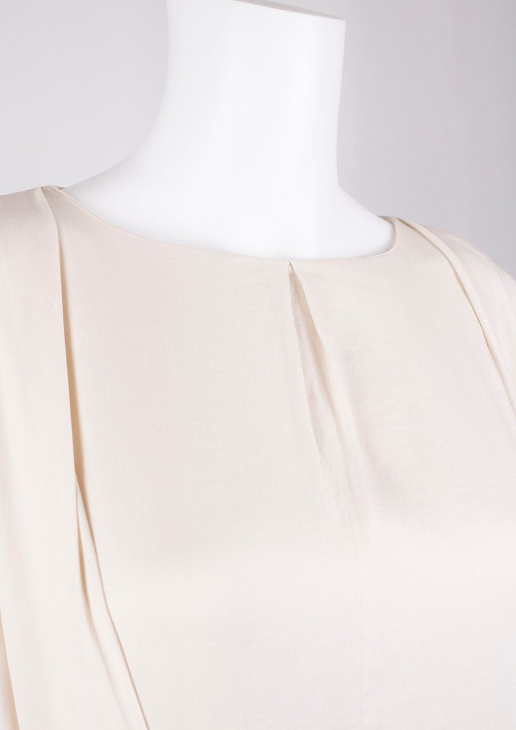 Lanvin En Bleu Two - Tone Draped Dress - Reloved - Timeless Styles