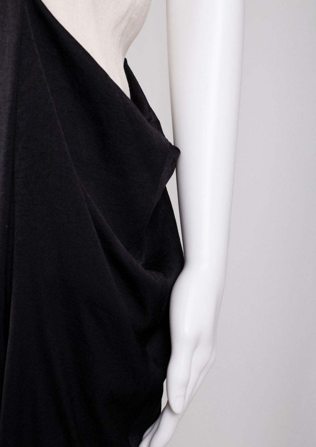Lanvin En Bleu Two - Tone Draped Dress - Reloved - Timeless Styles