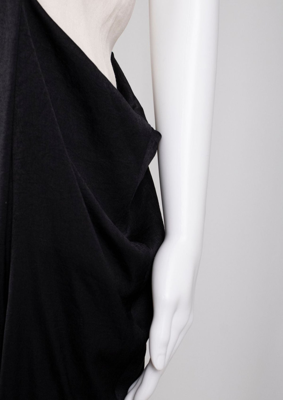 Lanvin En Bleu Two - Tone Draped Dress - Reloved - Timeless Styles