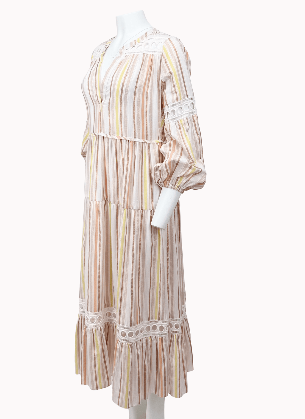 Lemlem Multicoloured Midi Dress - Reloved - Evening and Occasion Wear
