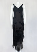 Lolita Lempicka Paris Black Silk Dress - Reloved - Timeless Styles