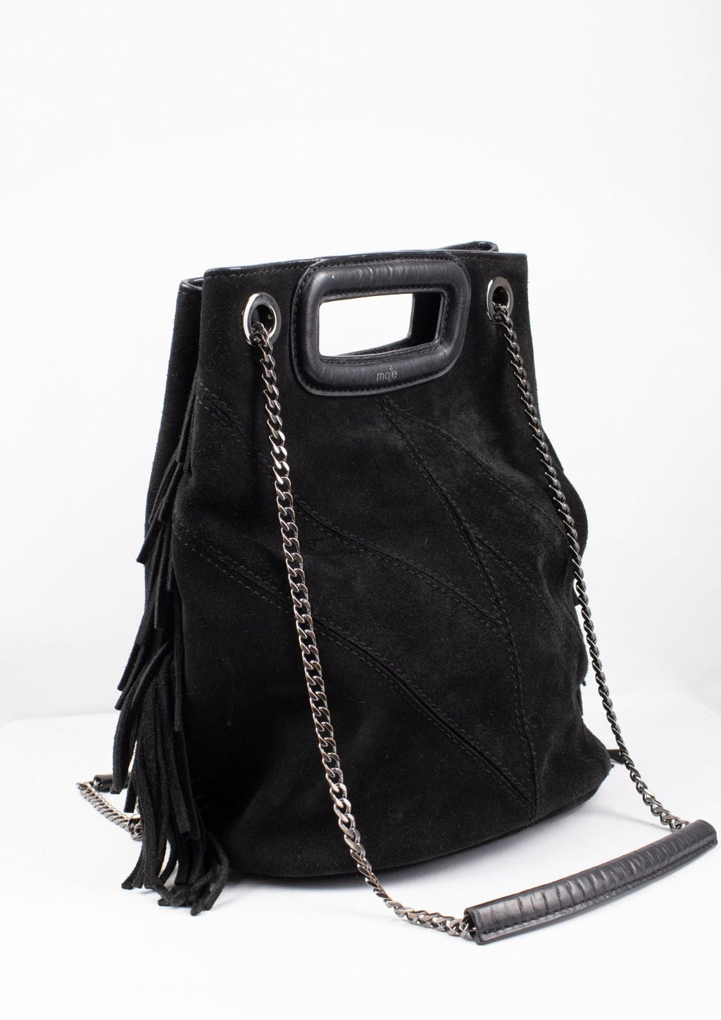 Maje Black Fringe Bag - Reloved - Timeless Styles