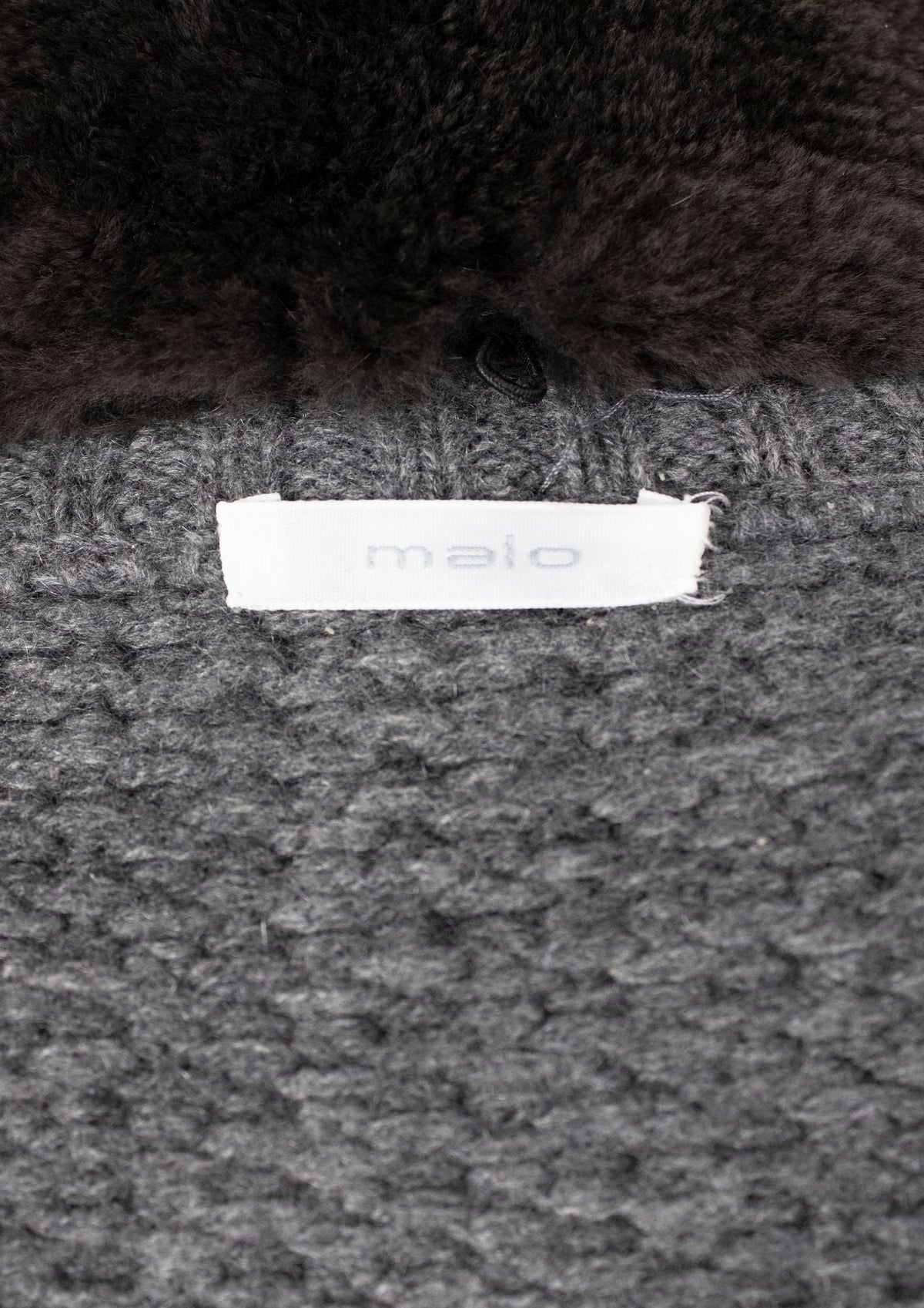Malo Grey Button - Up Jumper - Reloved - Timeless Styles