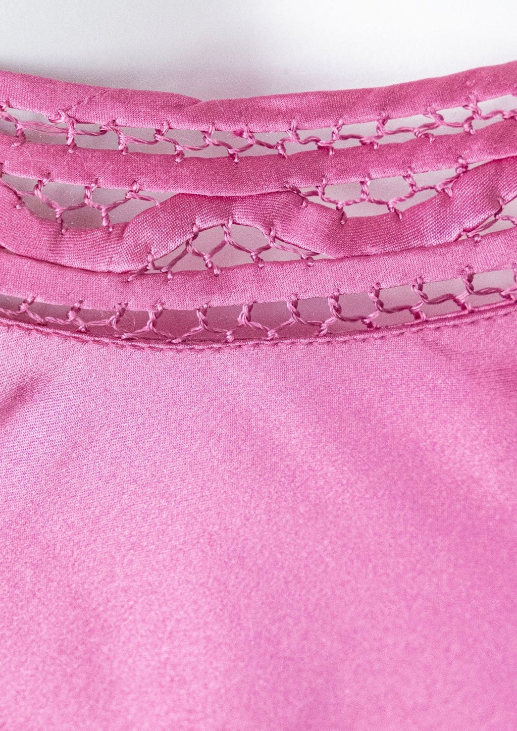 Marjolaine Pink Lace Slip Dress - Reloved - Timeless Styles