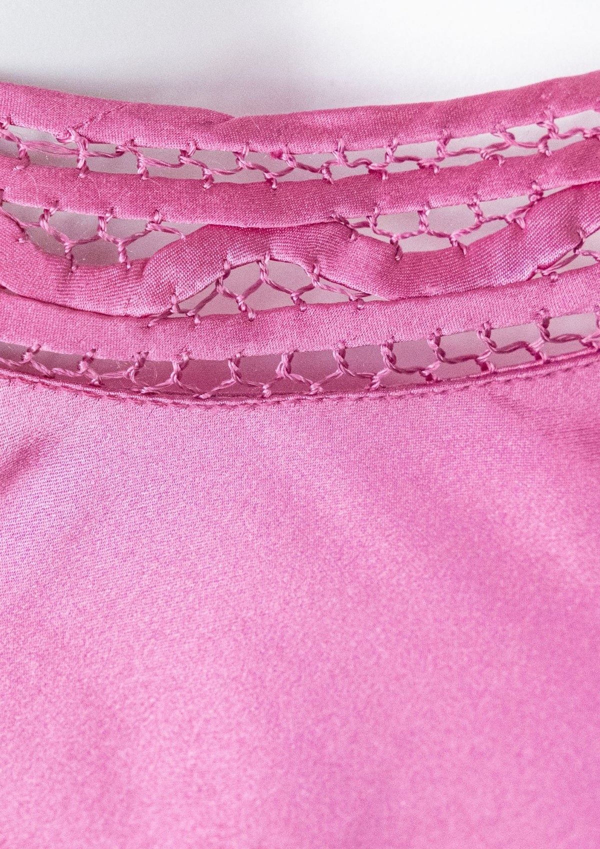 Marjolaine Pink Lace Slip Dress - Reloved - Timeless Styles