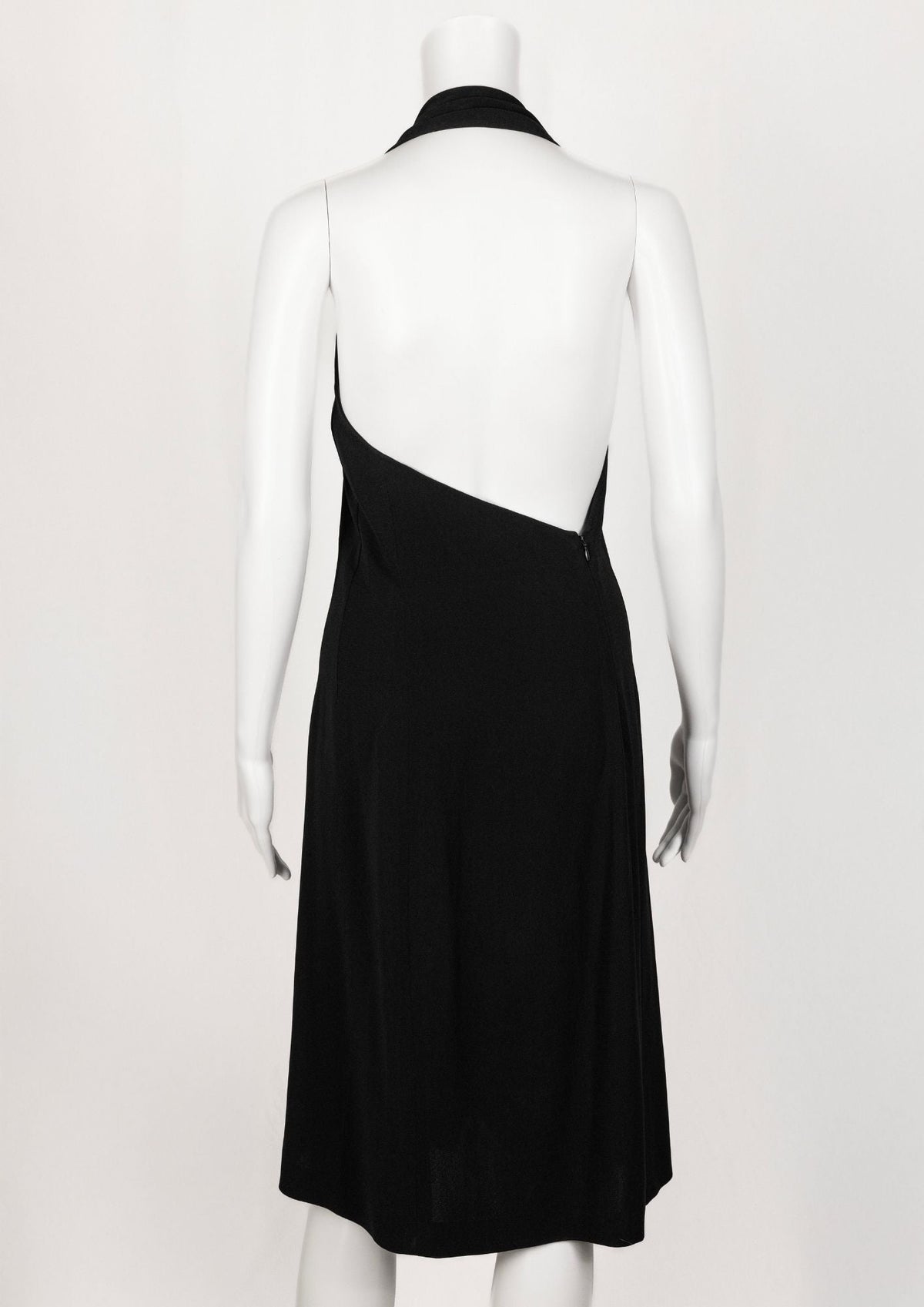 Max Mara Asymmetrical Halter Dress - Reloved - Timeless Styles