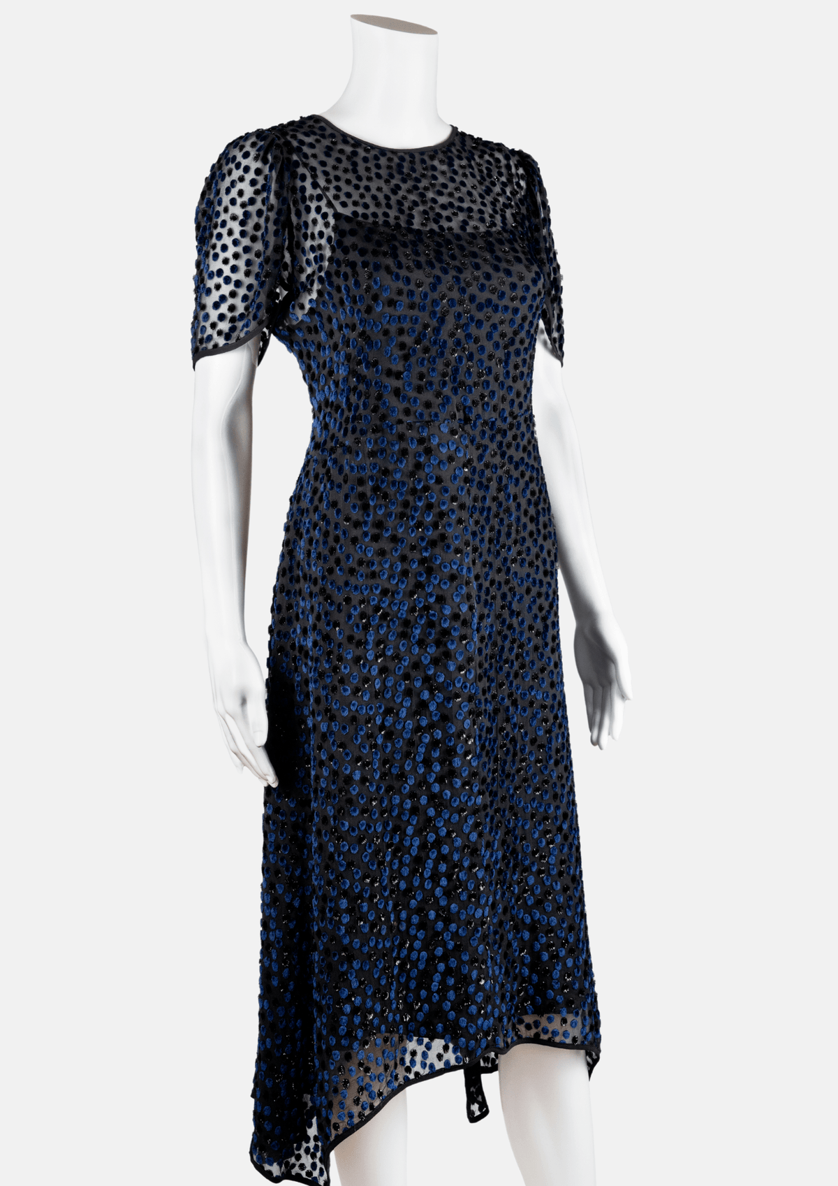 Max Mara Polka Dot Mesh Dress - Reloved - Timeless Styles