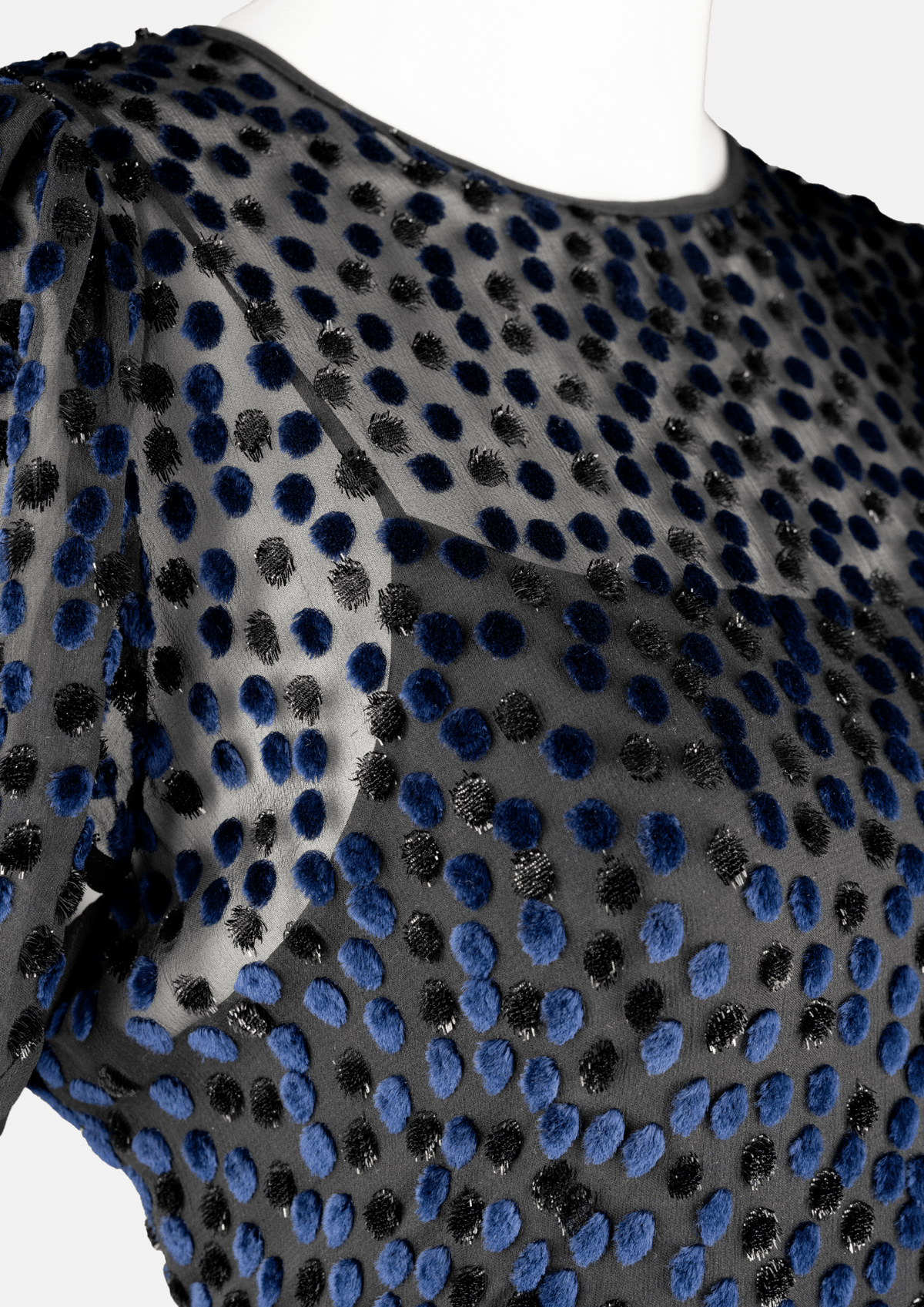 Max Mara Polka Dot Mesh Dress - Reloved - Timeless Styles