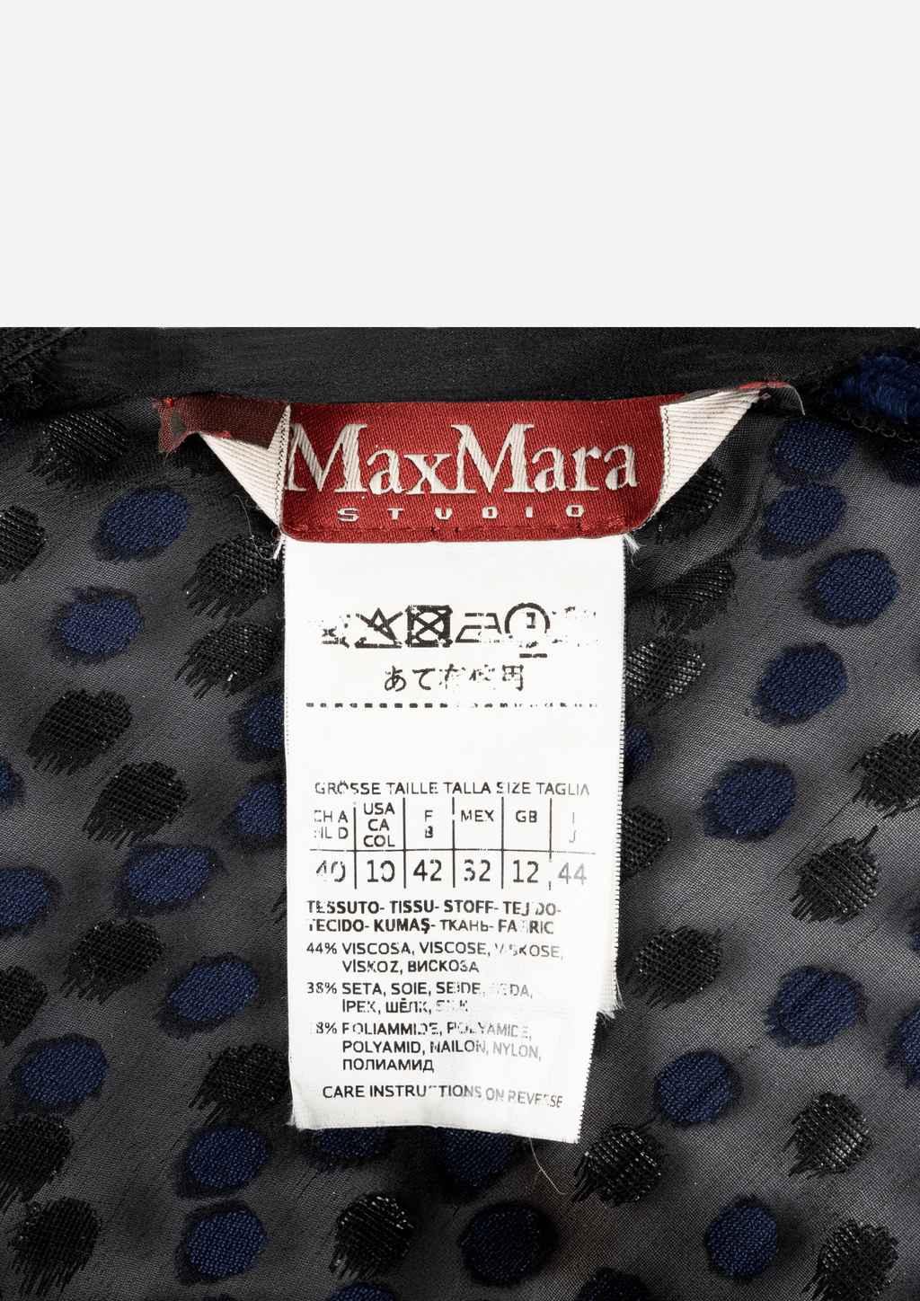 Max Mara Polka Dot Mesh Dress - Reloved - Timeless Styles