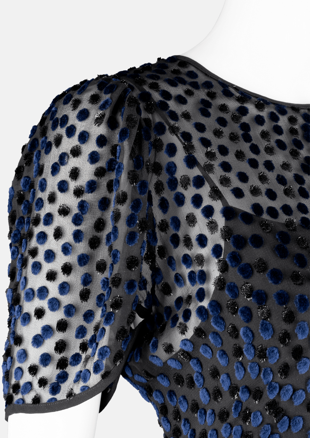 Max Mara Polka Dot Mesh Dress - Reloved - Timeless Styles