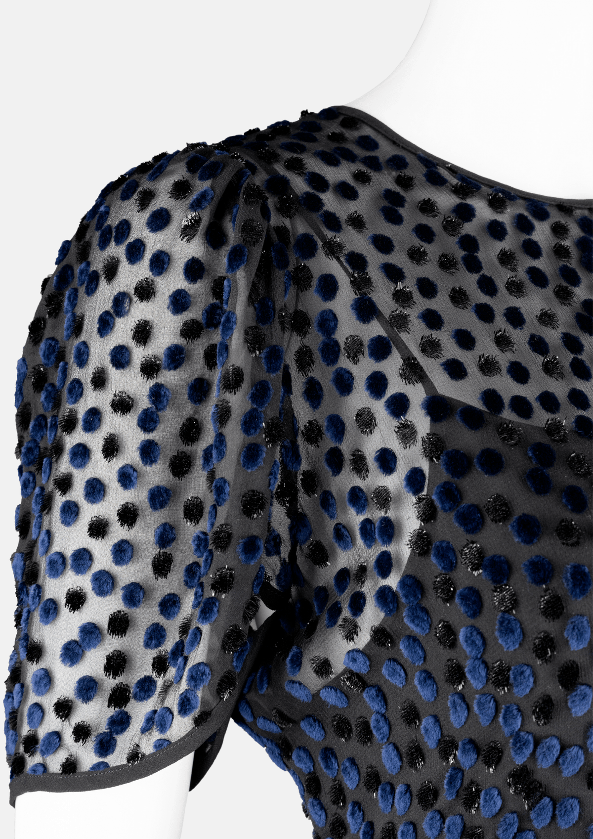 Max Mara Polka Dot Mesh Dress - Reloved - Timeless Styles