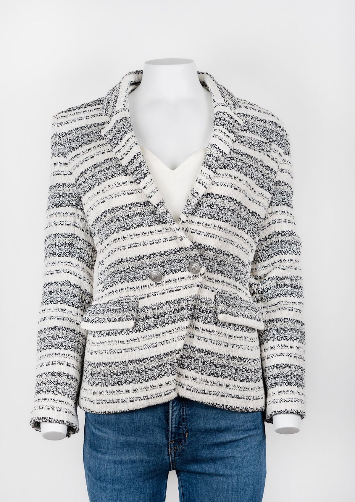 Max&Moi Paris White & Black Blazer - Reloved - Timeless Styles