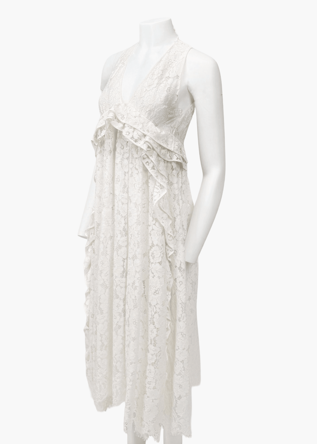N°21 White Lace Dress - Reloved - Evening and Occasion Wear