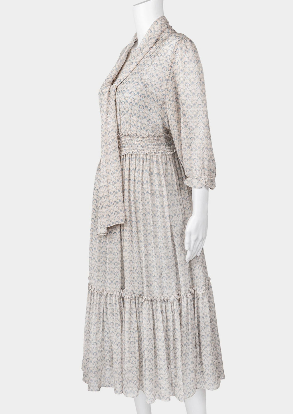 Piazza Castello Printed Silk Dress - Reloved - Timeless Styles