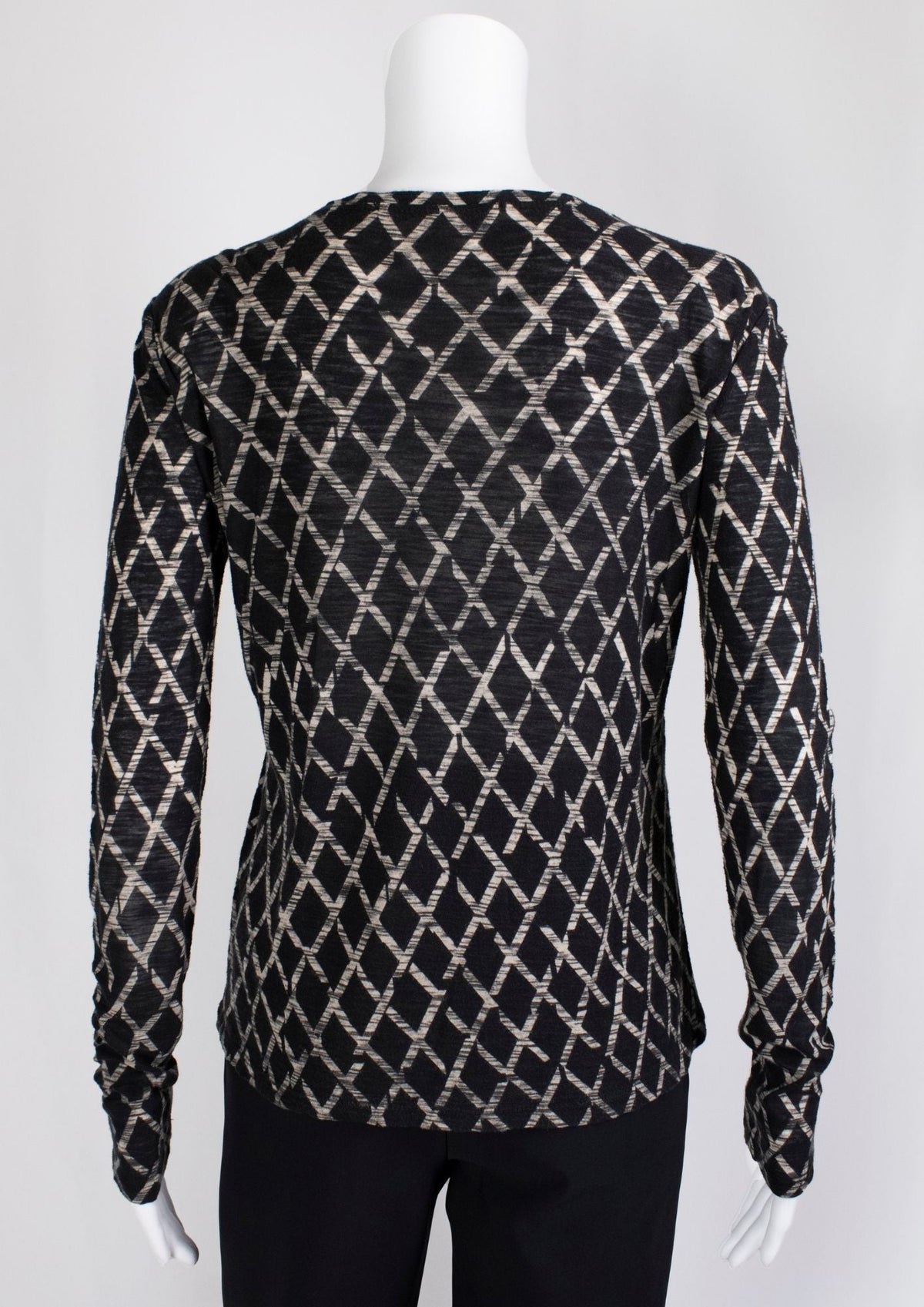Proenza Schouler Black and White Geometric Top - Reloved - Timeless Styles