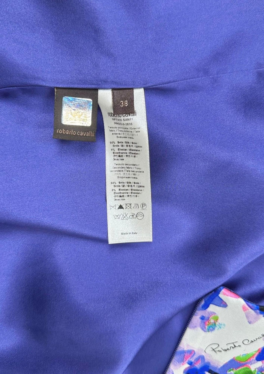 Roberto Cavalli Floral Silk Dress size 38 - Reloved - Timeless Styles
