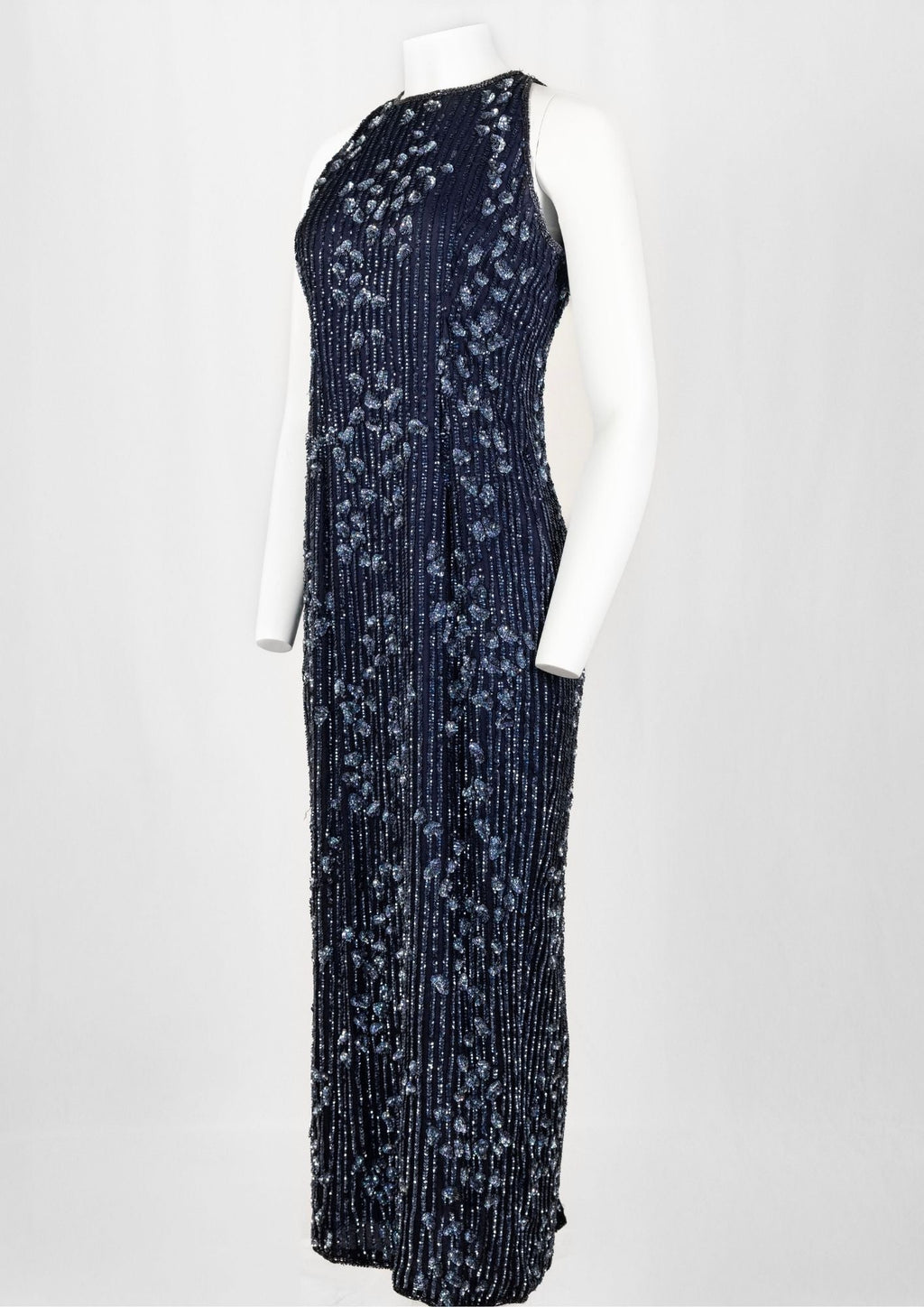 Roots Navy Sequin Gown - Reloved - Timeless Styles