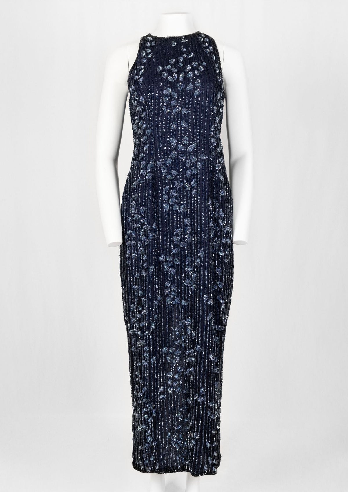 Roots Navy Sequin Gown - Reloved - Timeless Styles