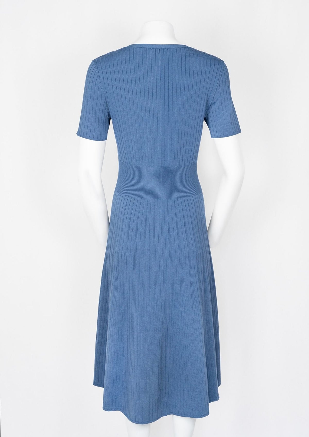 Sandro Paris Buttoned Blue Dress - Reloved - Timeless Styles