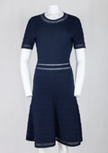 Sandro Paris Navy Blue Dress - Reloved - Timeless Styles