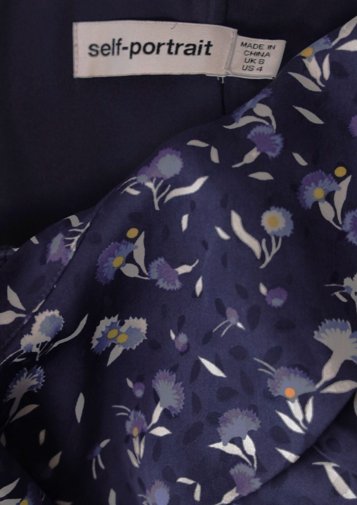 Self Portrait Floral Asymmetrical Top - Reloved - Timeless Styles