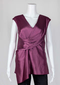 Sies Marjan Plum Satin Top - Reloved - Timeless Styles