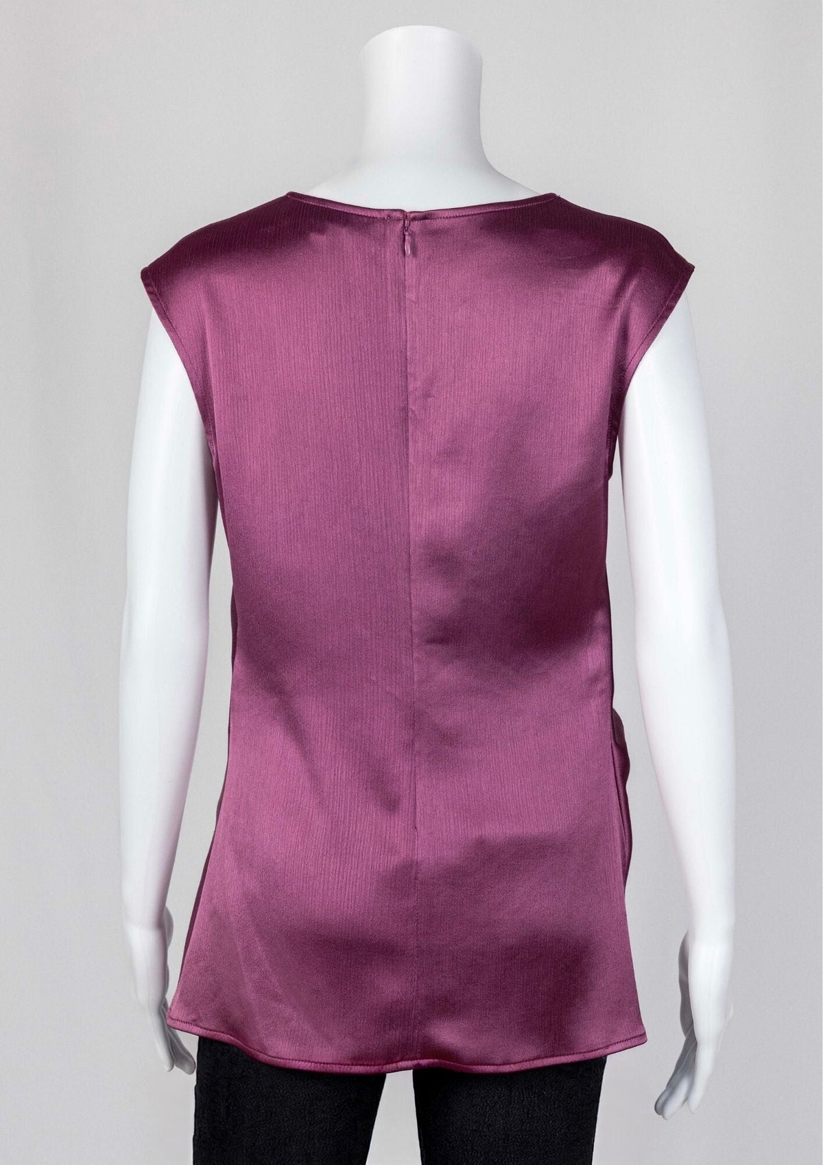 Sies Marjan Plum Satin Top - Reloved - Timeless Styles