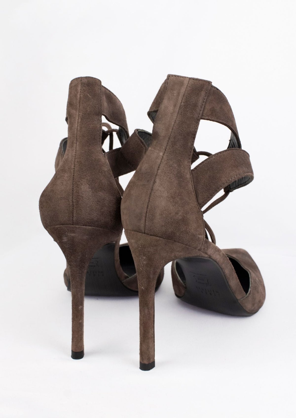 Stuart Weitzman Lace - Up Heels - Reloved - Timeless Styles
