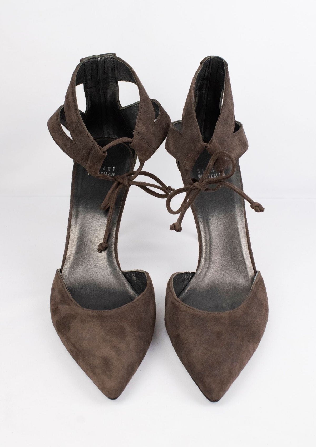 Stuart Weitzman Lace - Up Heels - Reloved - Timeless Styles