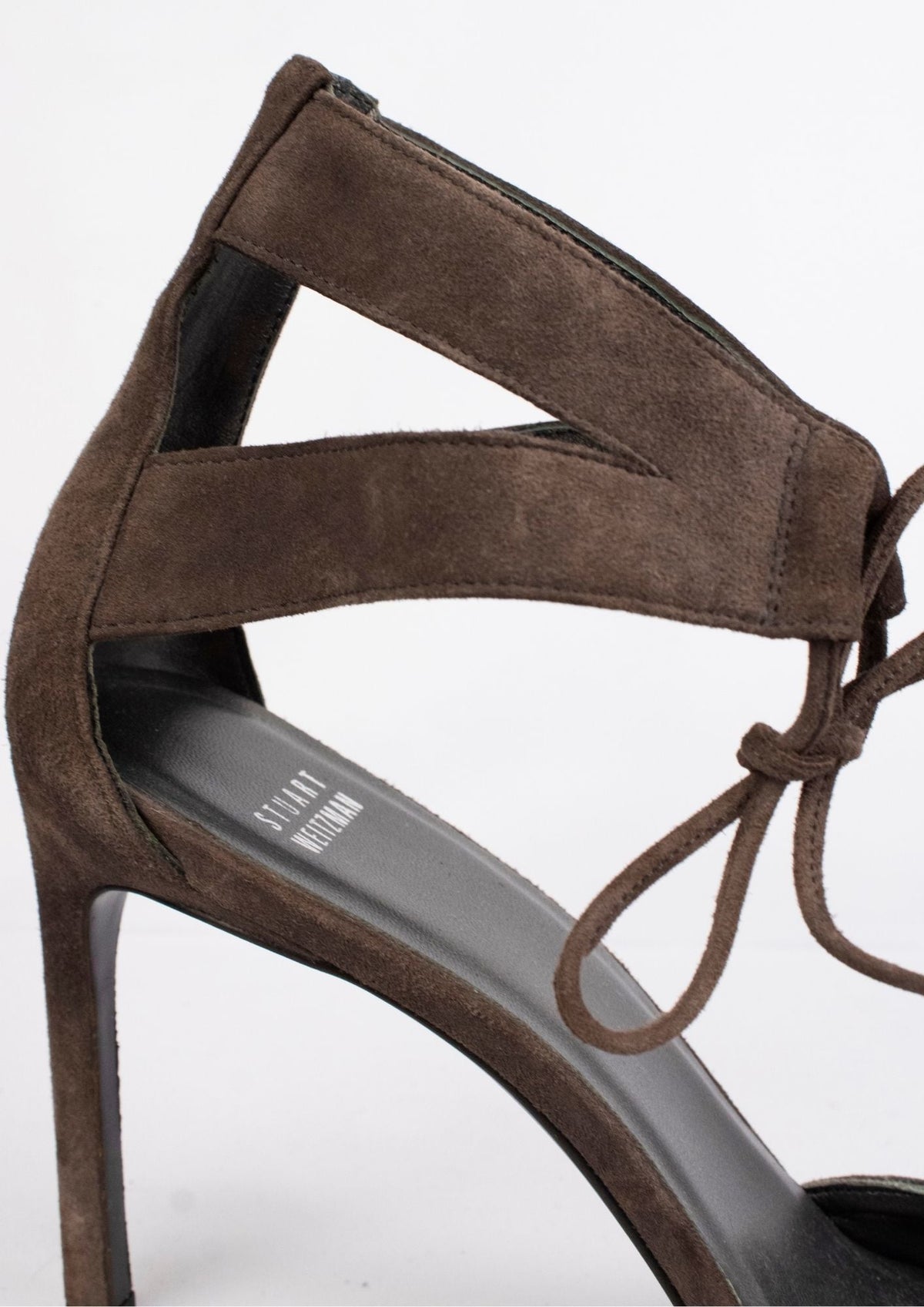 Stuart Weitzman Lace - Up Heels - Reloved - Timeless Styles