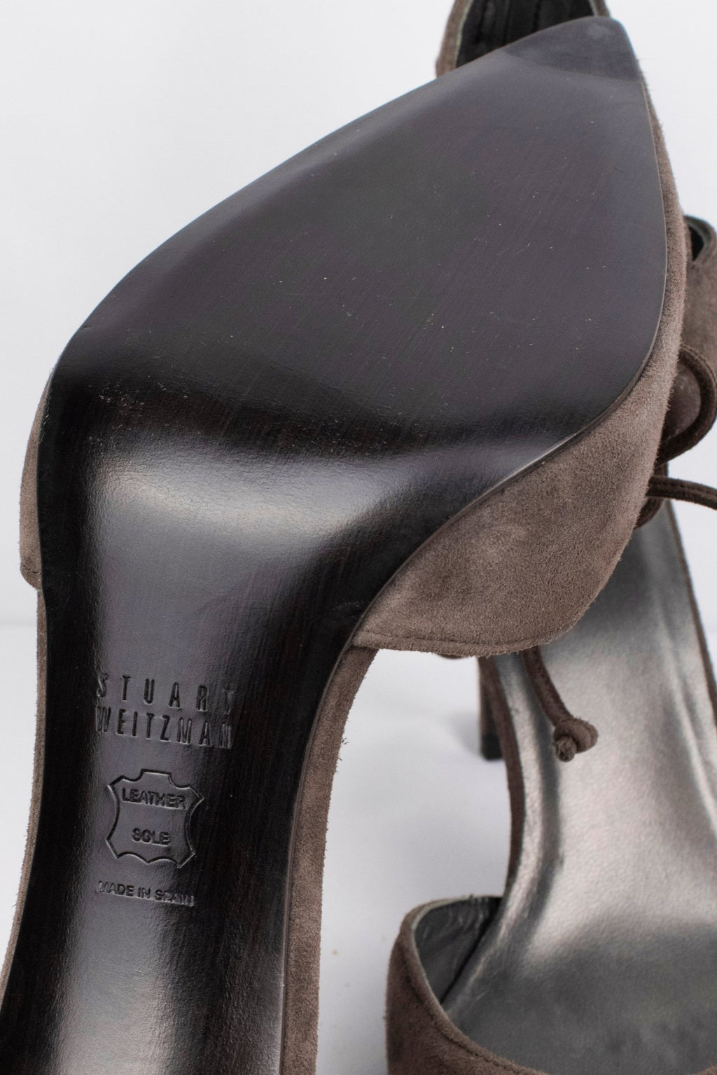 Stuart Weitzman Lace - Up Heels - Reloved - Timeless Styles