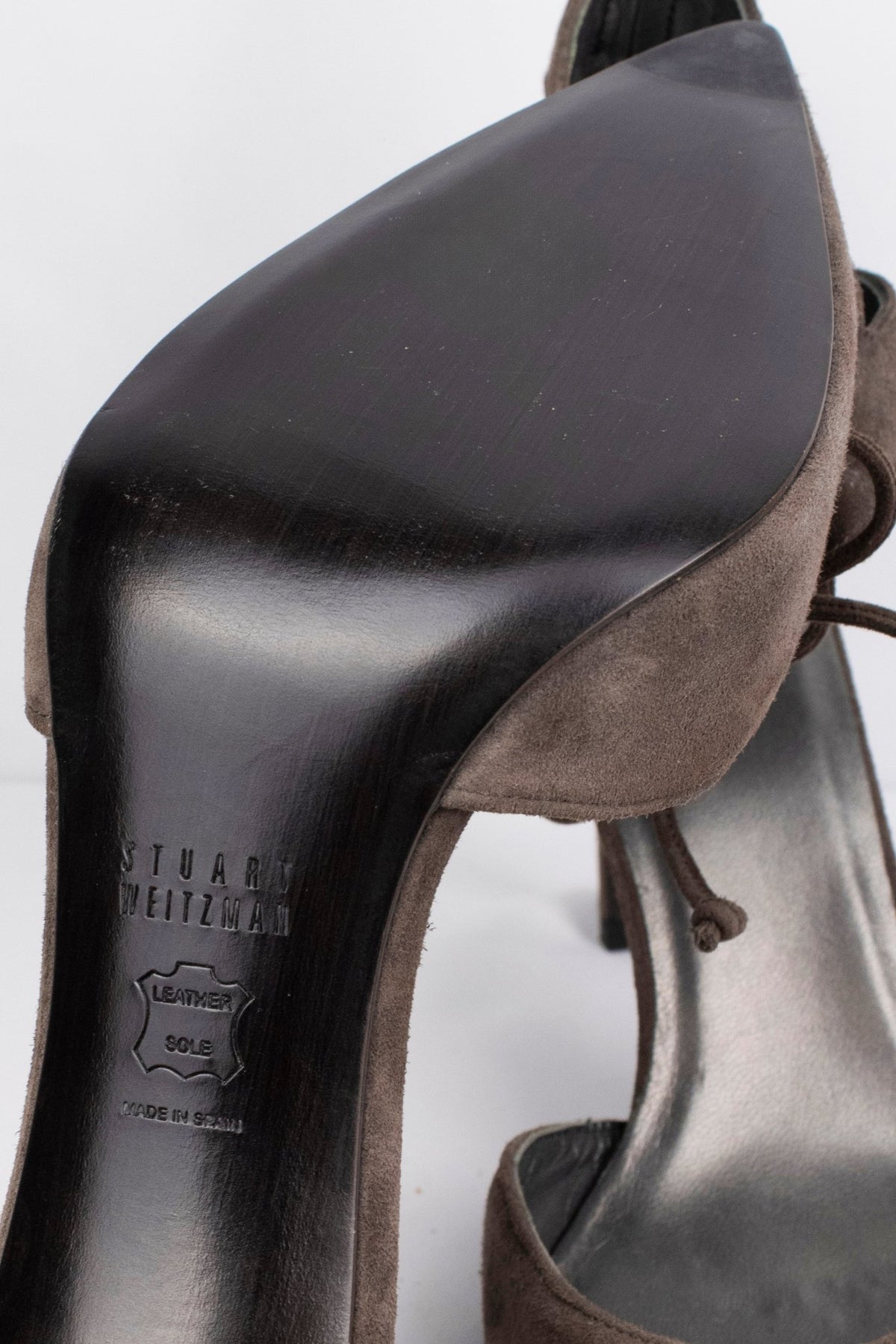 Stuart Weitzman Lace - Up Heels - Reloved - Timeless Styles