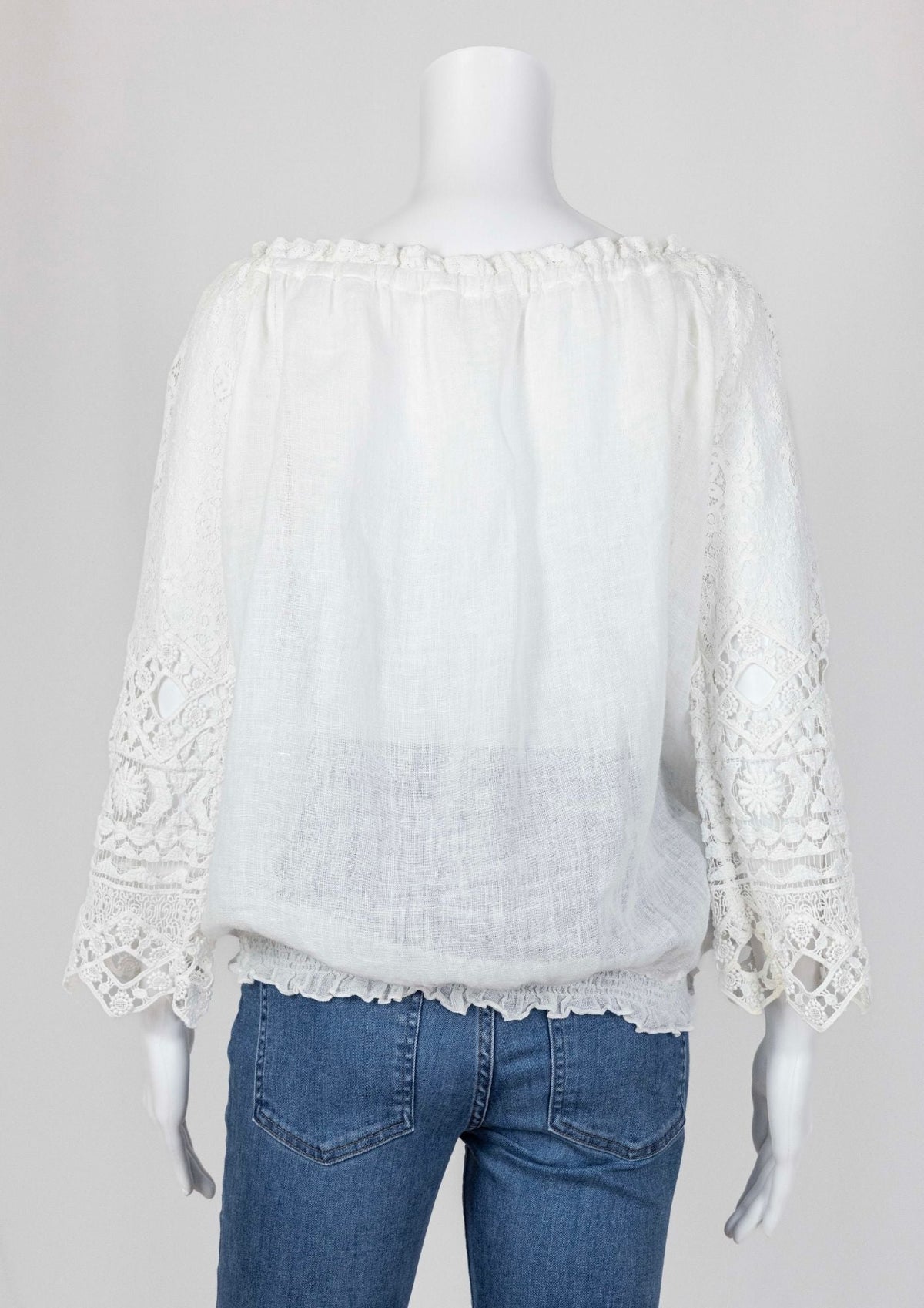 Temptation White Lace Top - Reloved - Timeless Styles