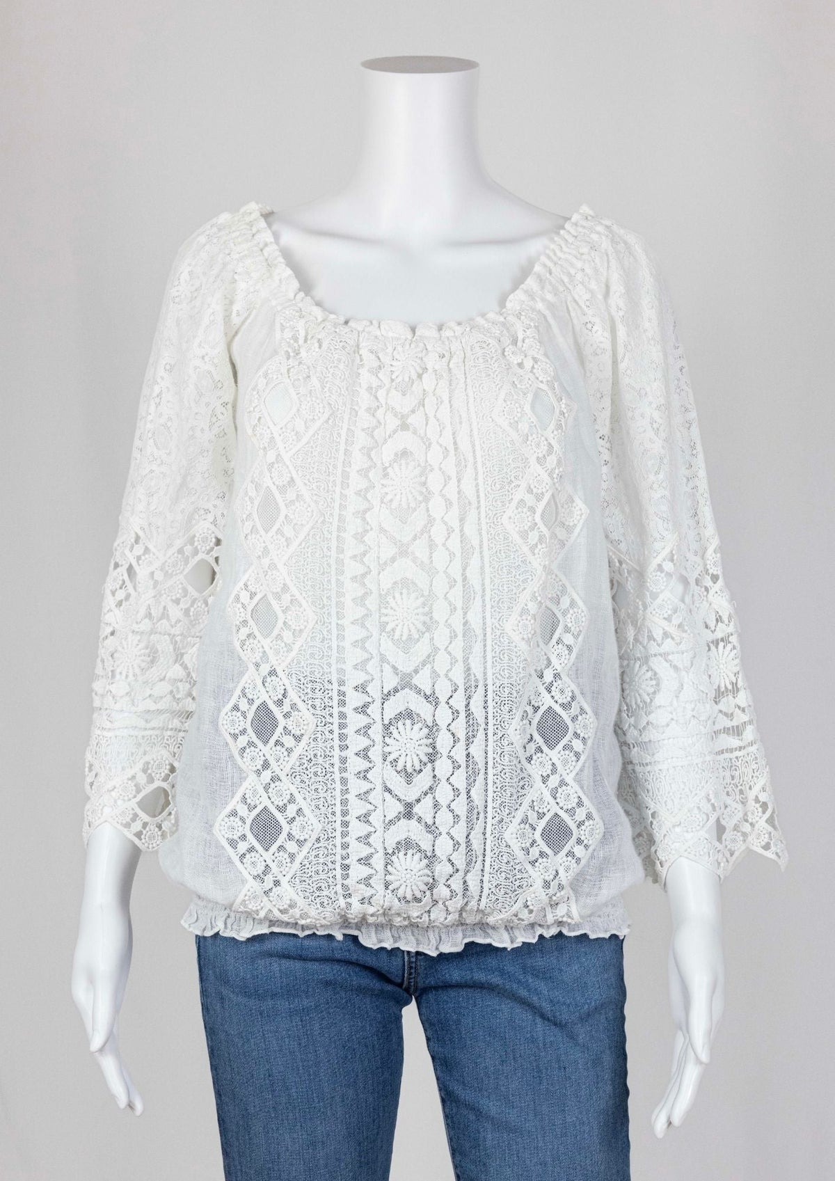Temptation White Lace Top - Reloved - Timeless Styles
