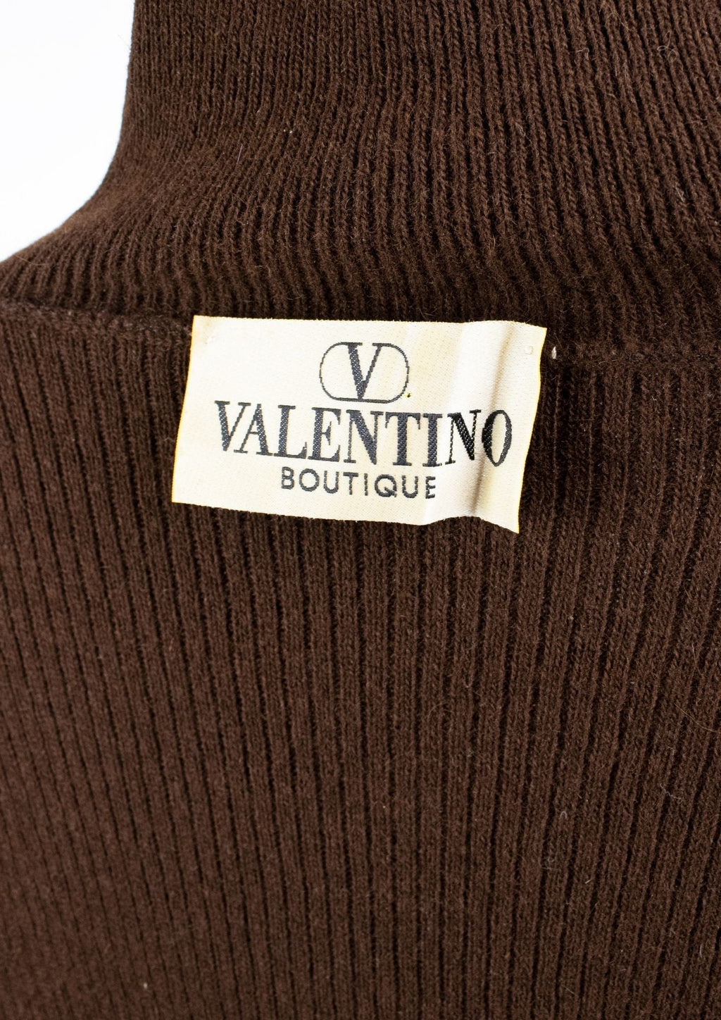 Valentino Brown Beaded Jumper - Reloved - Timeless Styles